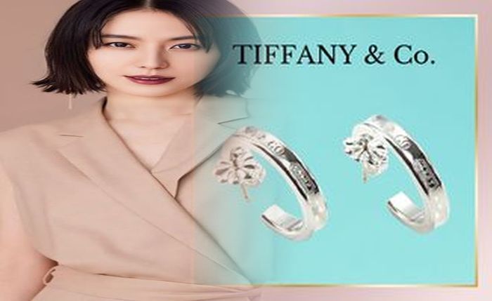 ティファニー 風 スマイル ピアス