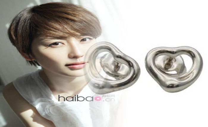 ティファニー ハート ピアス シルバー