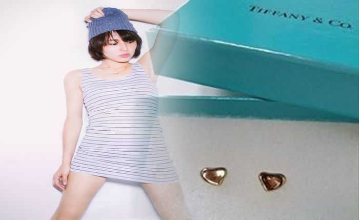 tiffany オープン ハート ピアス