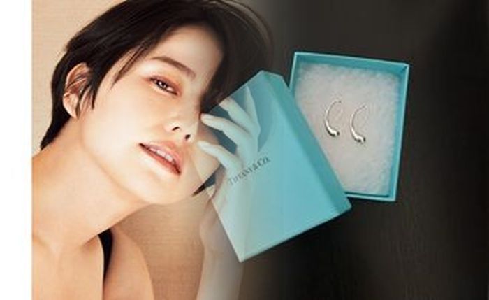 ティファニー ピアス ピンク ゴールド