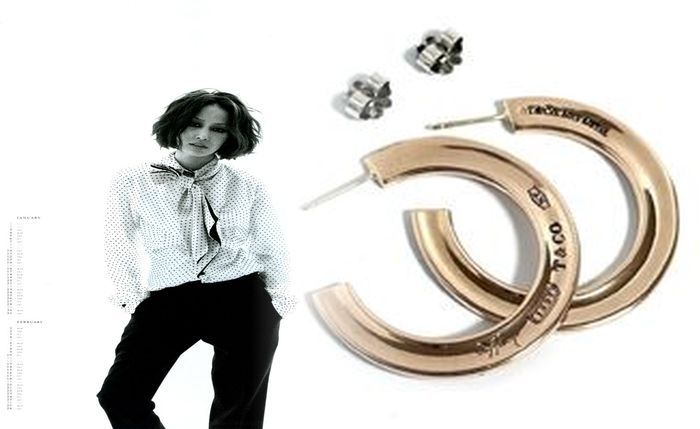 ティファニー ピアス ピンク ゴールド