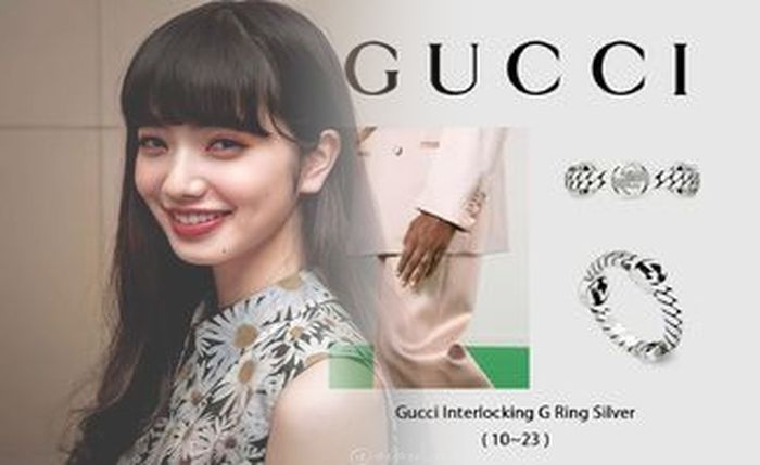 gucci インター ロッキング g リング