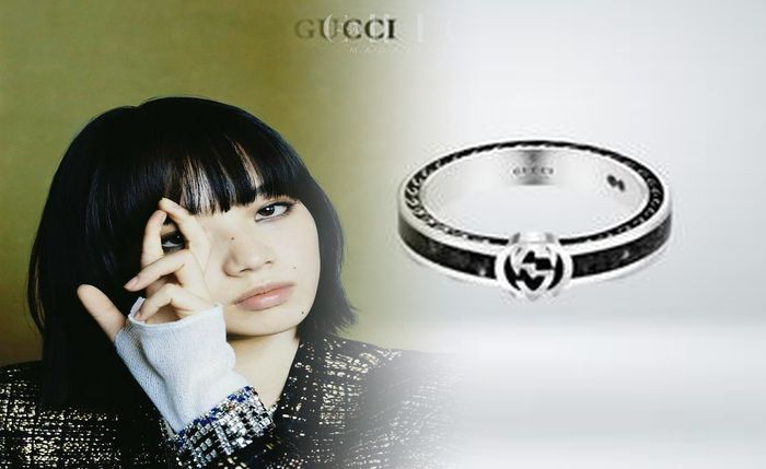 グッチ ホワイト ゴールド 指輪