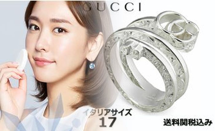 グッチ 指輪 ピンク ゴールド