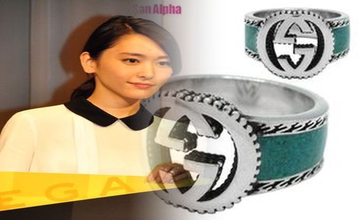 グッチ 指輪 ピンク ゴールド