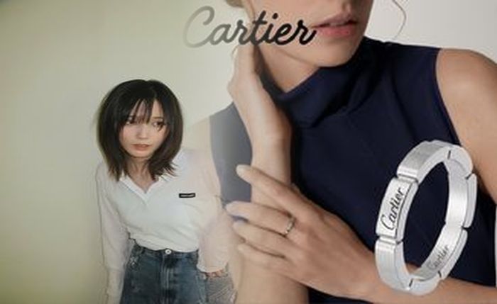 カルティエ 三 連 リング 新品