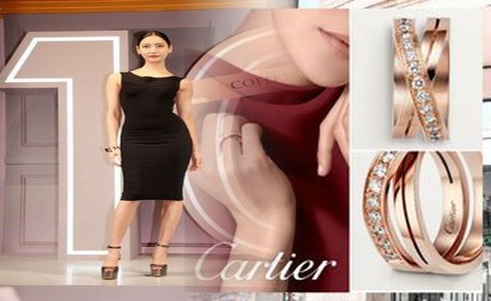 カルティエ 指輪 トリニティ 刻印