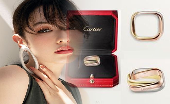 カルティエ 三 連 リング 古い