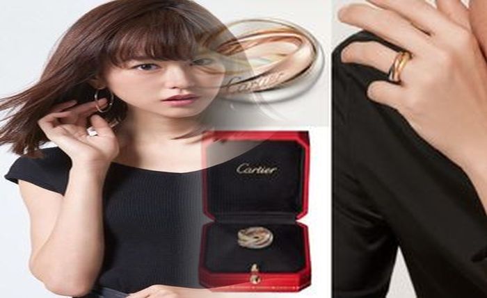 カルティエ 3 連 リング 中古