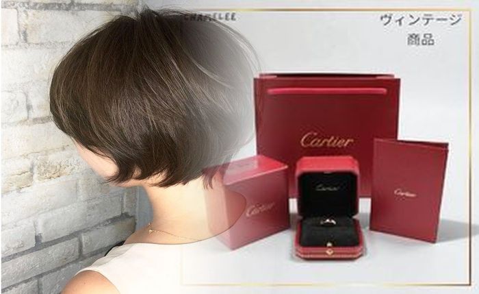 ゴールド 結婚 指輪 カルティエ