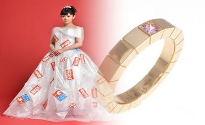 カルティエ ダムール ウェディング リング