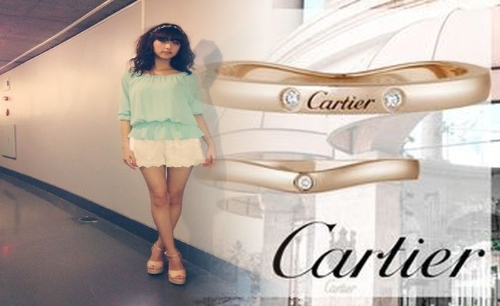 カルティエ 結婚 指輪 ダイヤ なし