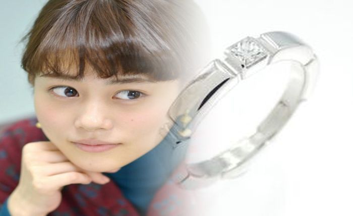 カルティエ c ハート ダイヤ リング