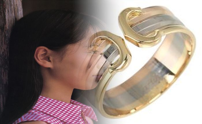 カルティエ 結婚 指輪 重ね 付け