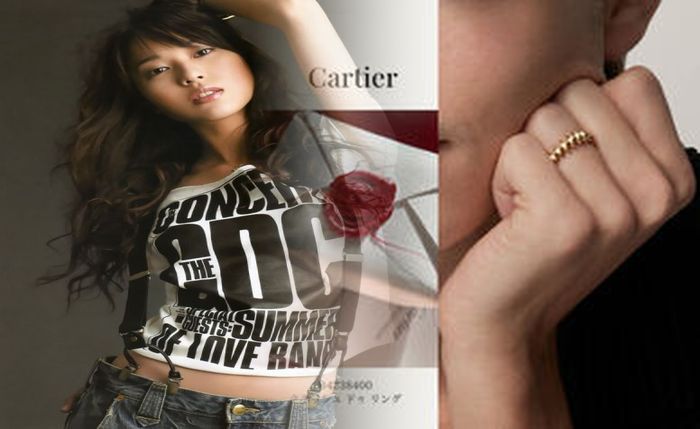 カルティエ ラブ リング 重ね 付け