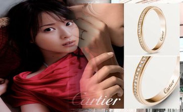 カルティエ c ハート ダイヤ リング