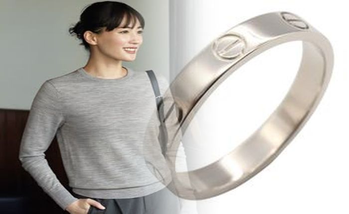 カルティエ 三 連 リング 新品