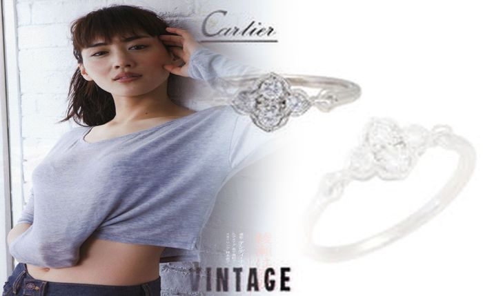 カルティエ トリニティ リング 刻印