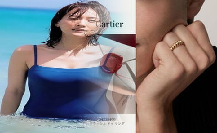 カルティエ 三 連 リング 中古