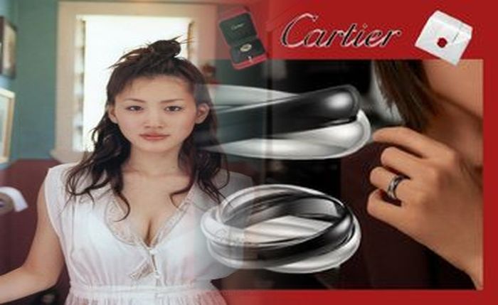 ゴールド 結婚 指輪 カルティエ