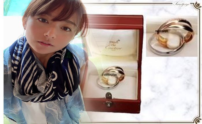 カルティエ トリニティ リング 中古