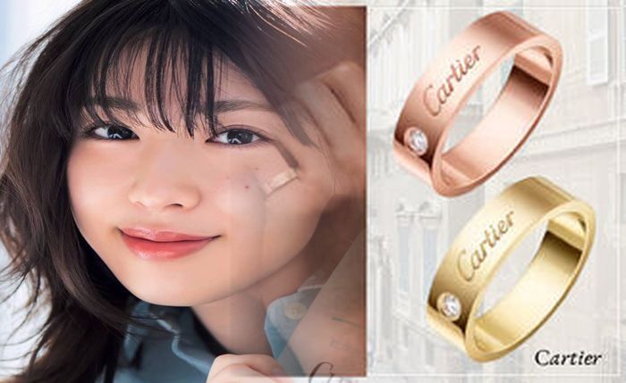 カルティエ ダムール ウェディング リング