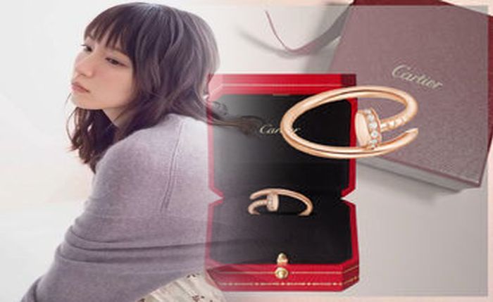 カルティエ c ハート ダイヤ リング