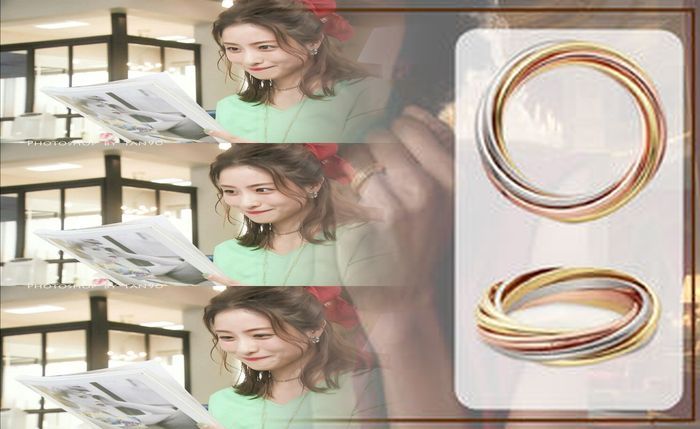 カルティエ トリニティ リング お守り