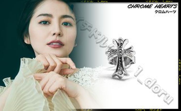 クロム ハーツ 風 ピアス ゴールド