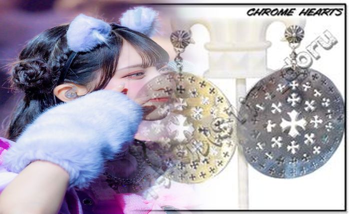 クロム ハーツ 風 ピアス クロス