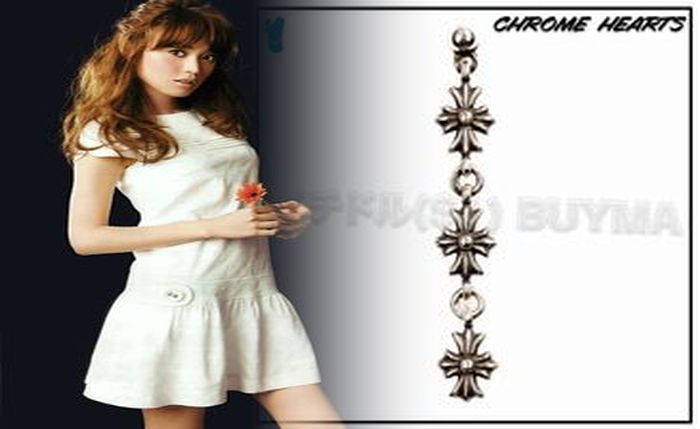 クロム ハーツ 風 ピアス ゴールド