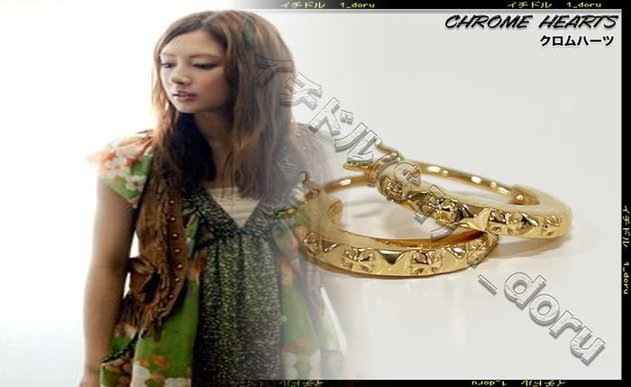 クロム ハーツ 22k ピアス ダイヤ