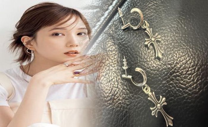 クロム ハーツ 安全 ピン ピアス