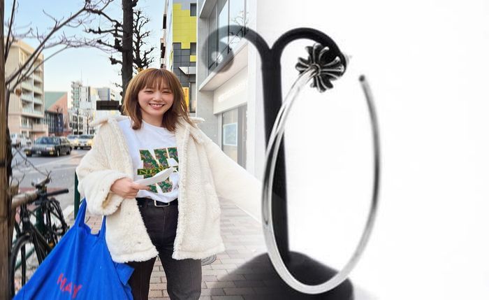 クロム ハーツ クロス ボール ピアス