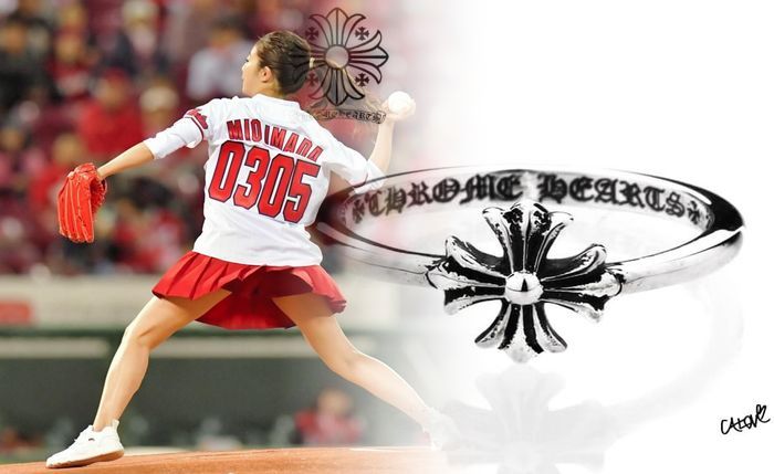 クロム ハーツ クロス バンド リング