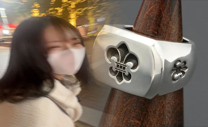 クロム ハーツ 結婚 指輪 重ね 付け