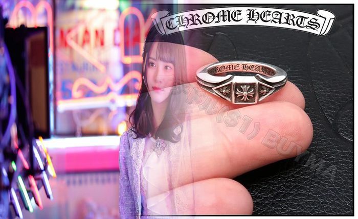 クロム ハーツ v バンド リング