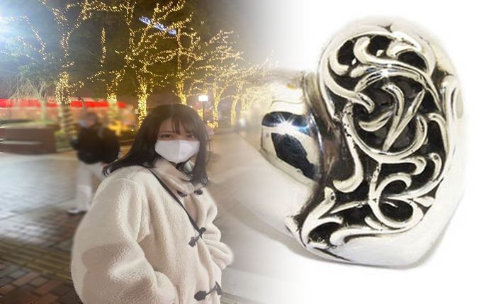 クロム ハーツ スクロール リング