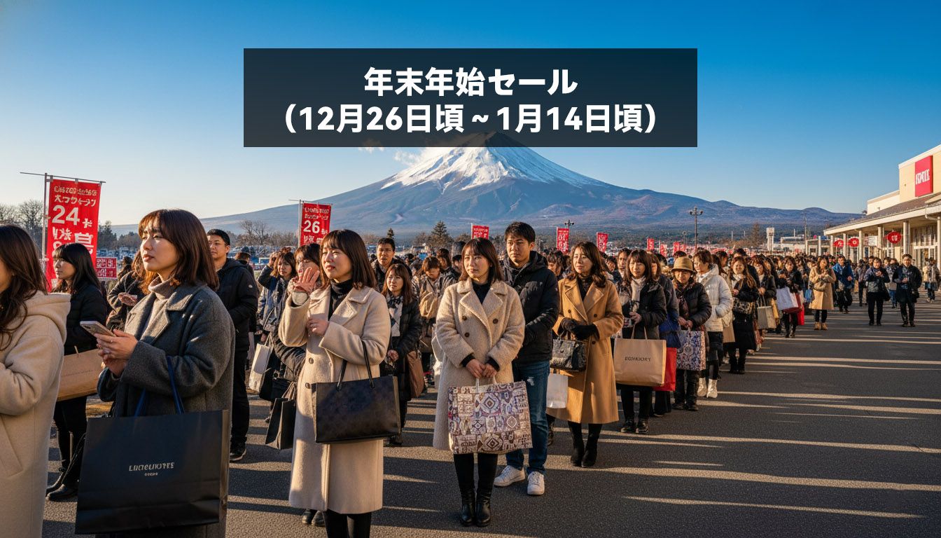 2位：年末年始セール（12月26日頃～1月14日頃）
