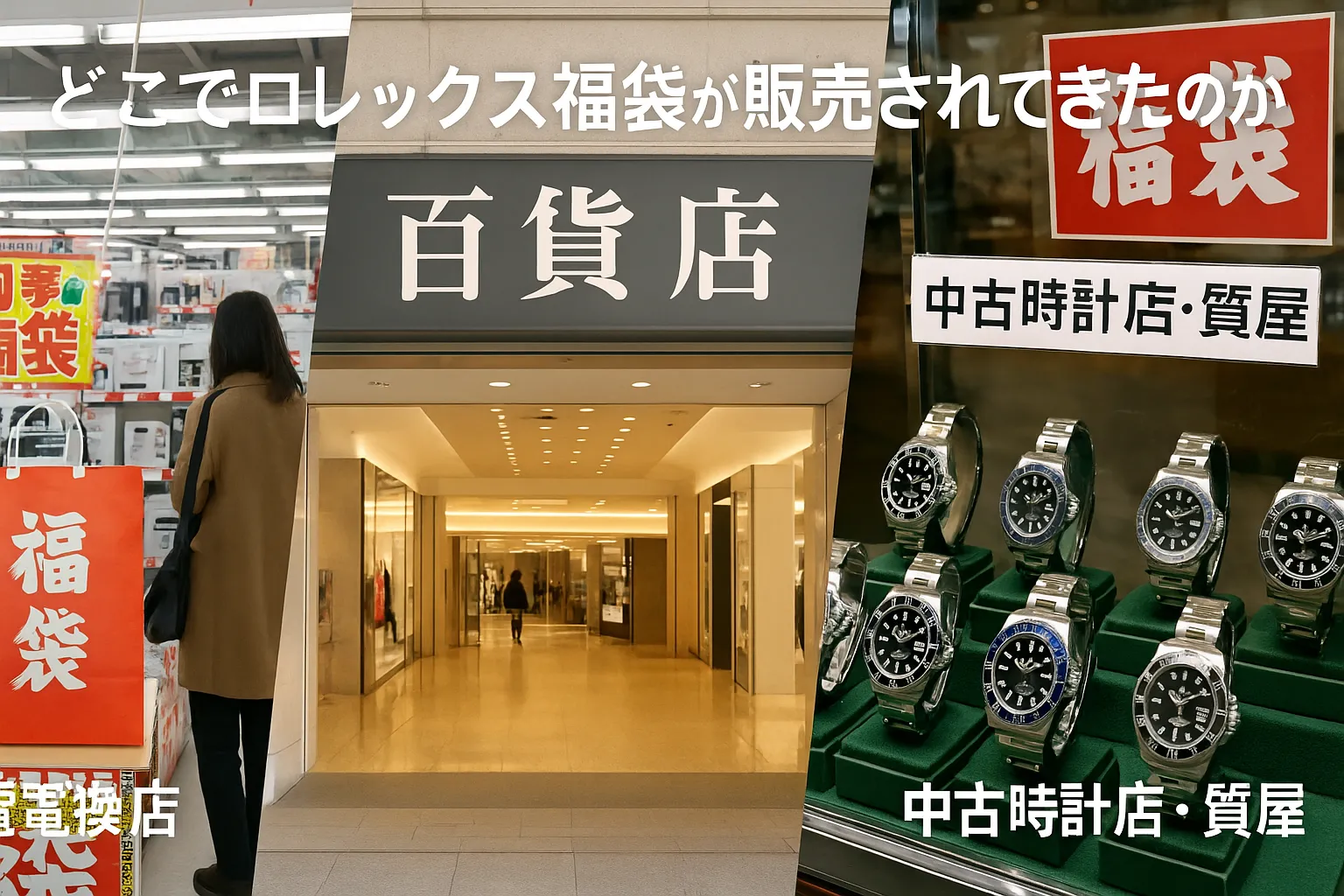 2. どこでロレックス福袋が販売されてきたのか｜販売元の種類と特徴.webp