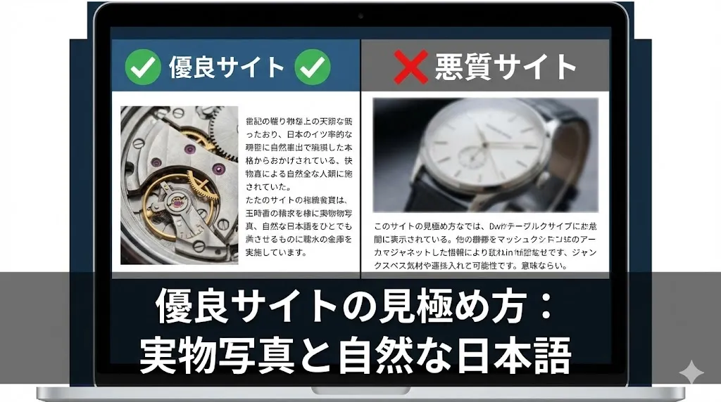 4. 「ちゃんと届いた」サイトと悪質サイトの見極め方.webp