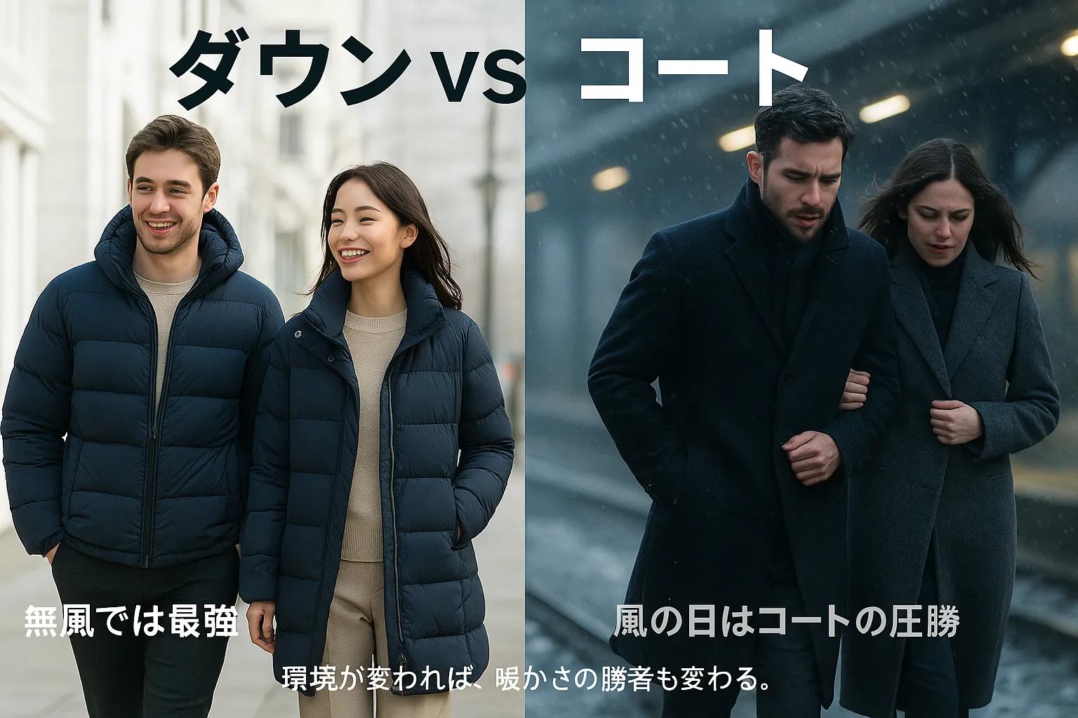 11. ダウンとコート どっちが暖かい？徹底比較.webp