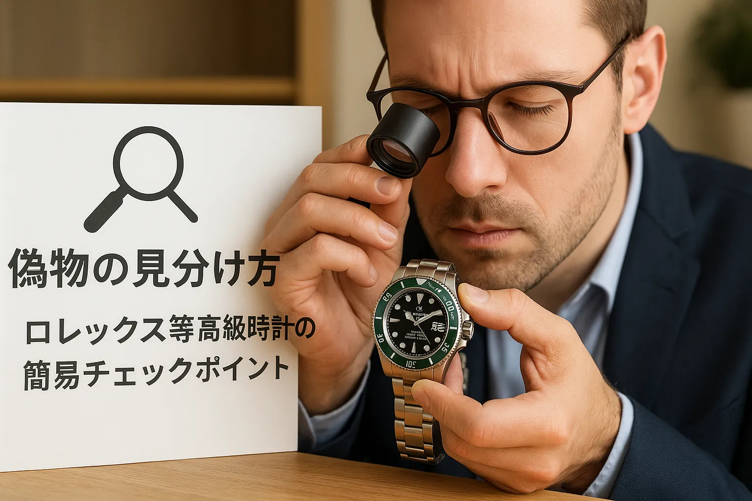 6. 偽物の見分け方：ロレックス等高級時計の簡易チェックポイント.webp