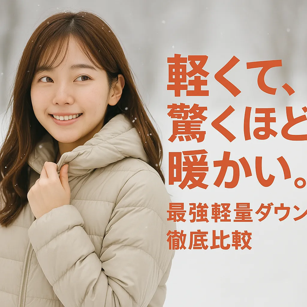 軽くて暖かいダウンはどれ？｜軽量×防寒性能の高いモデル・素材比較・ロング＆ショート別のおすすめを詳しく紹介