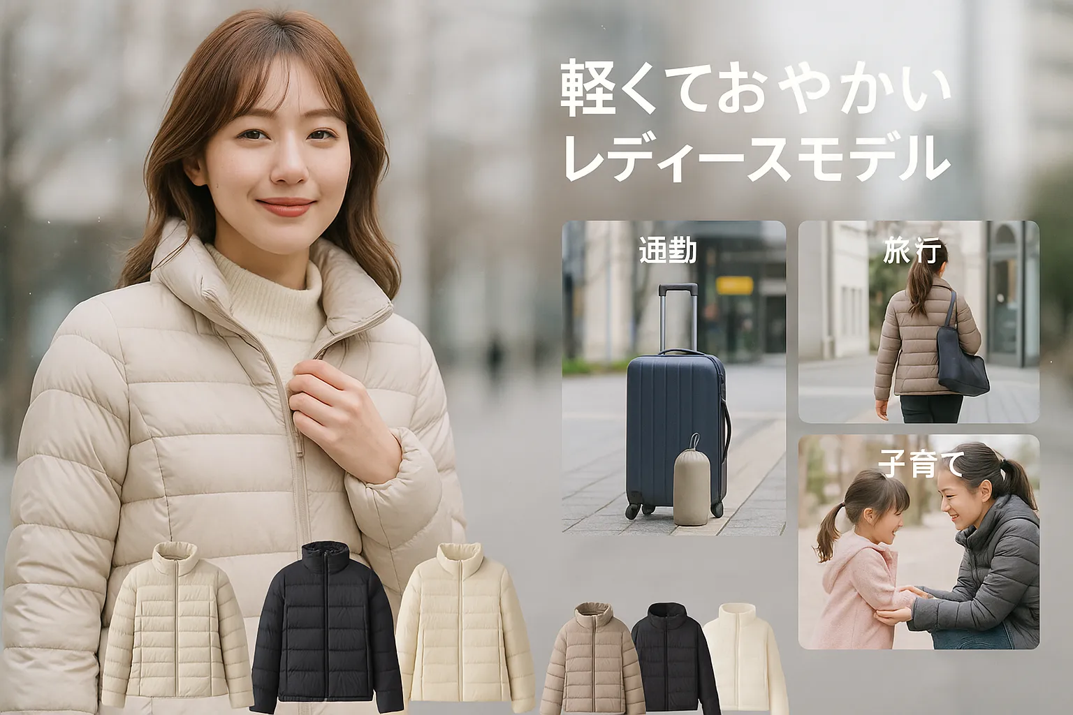 5. レディース向け：本当に暖かくて軽いモデル（通勤・旅行・子育て）.webp