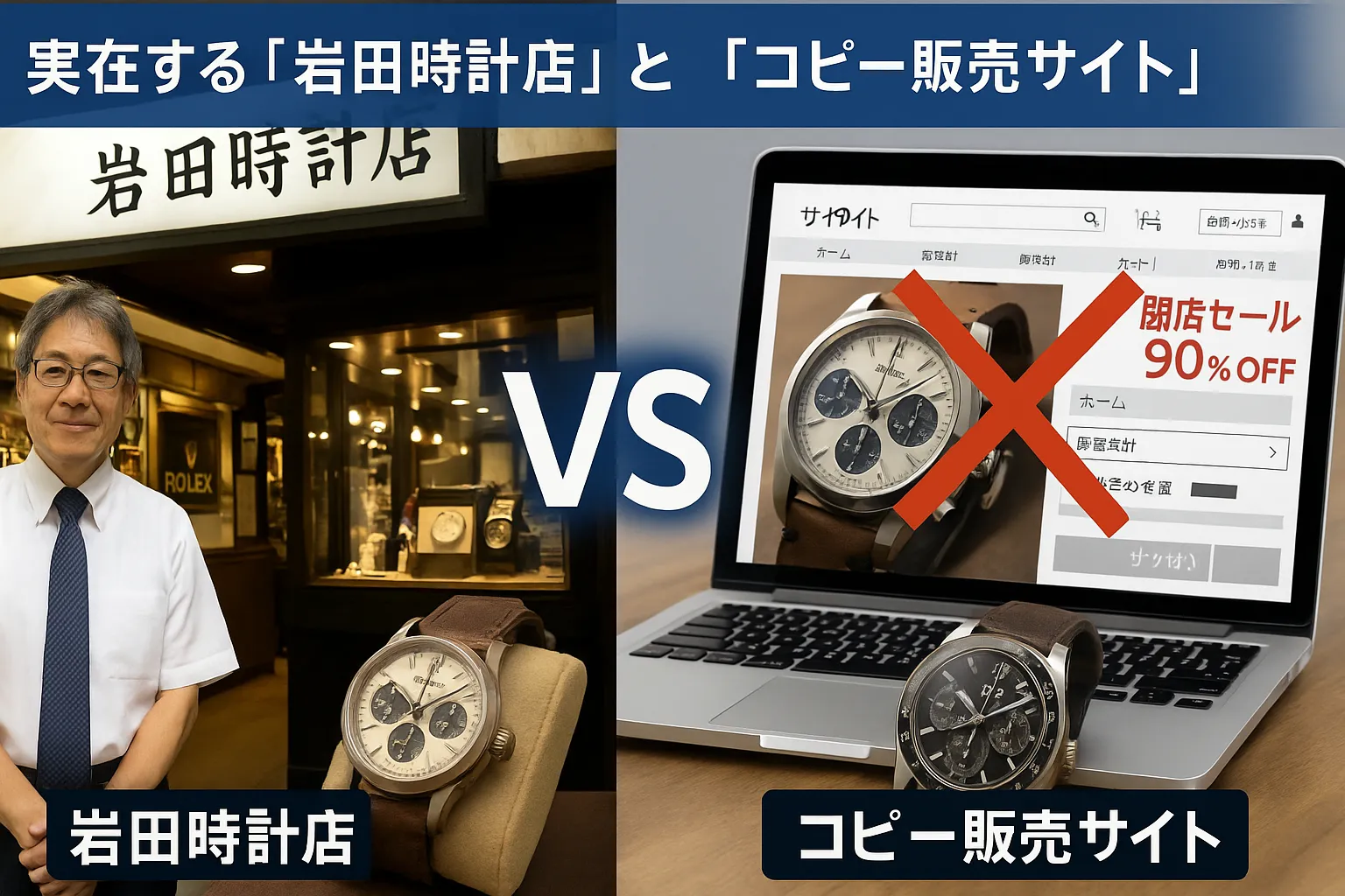 2. 実在する「岩田時計店」と「コピー販売サイト」の決定的な違い.webp