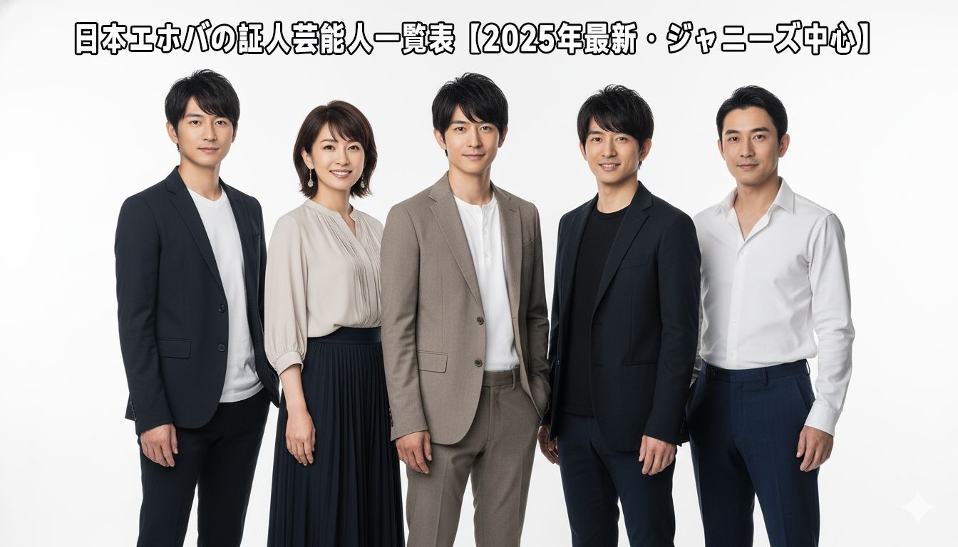 エホバの証人 芸能人