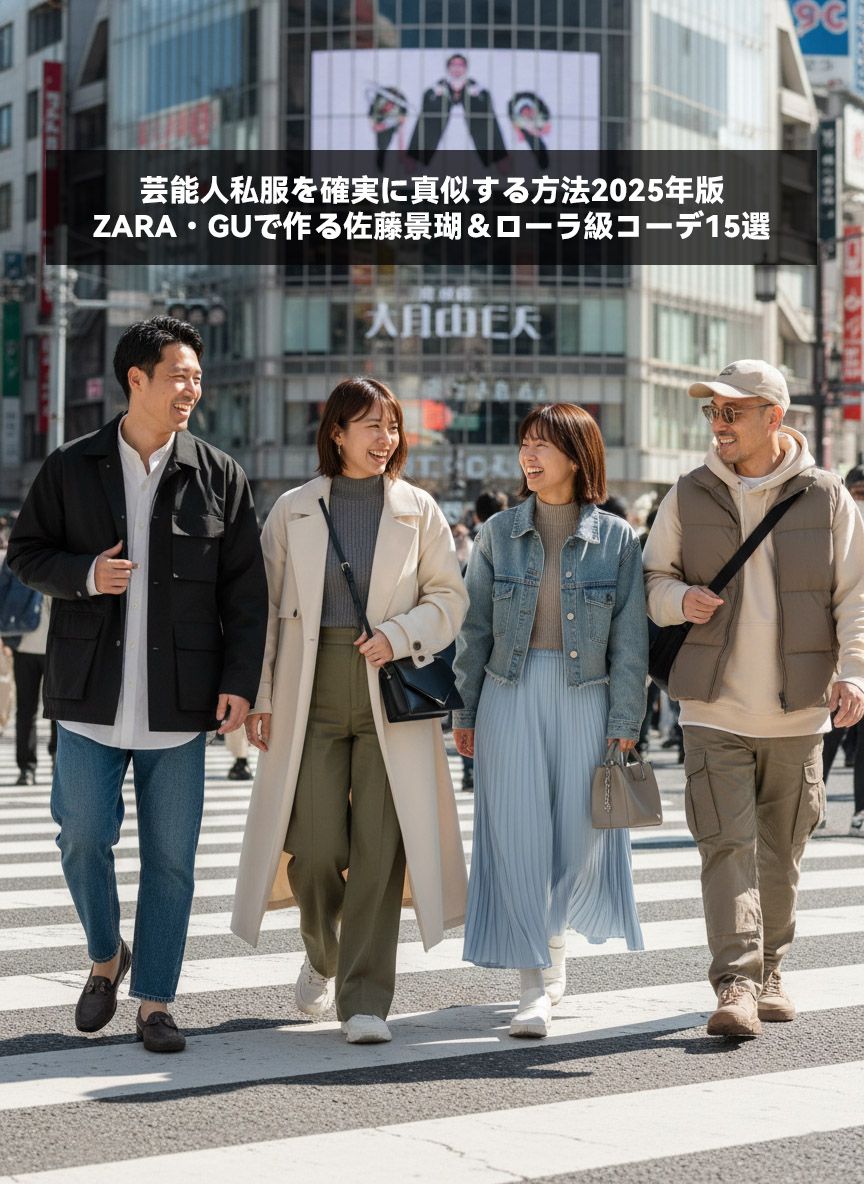 芸能人私服を確実に真似する方法2025年版｜ZARA・GUで作る佐藤景瑚＆ローラ級コーデ15選
