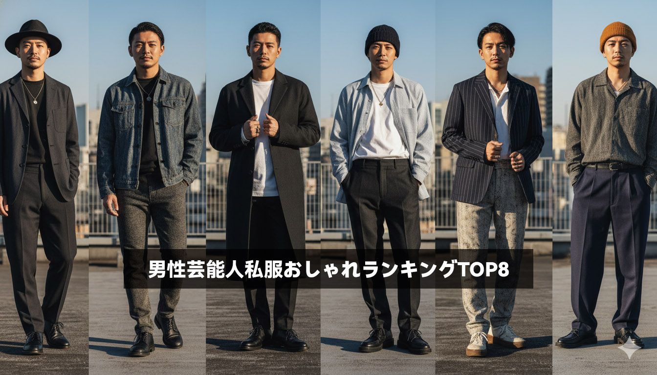 男性芸能人私服おしゃれランキングTOP8