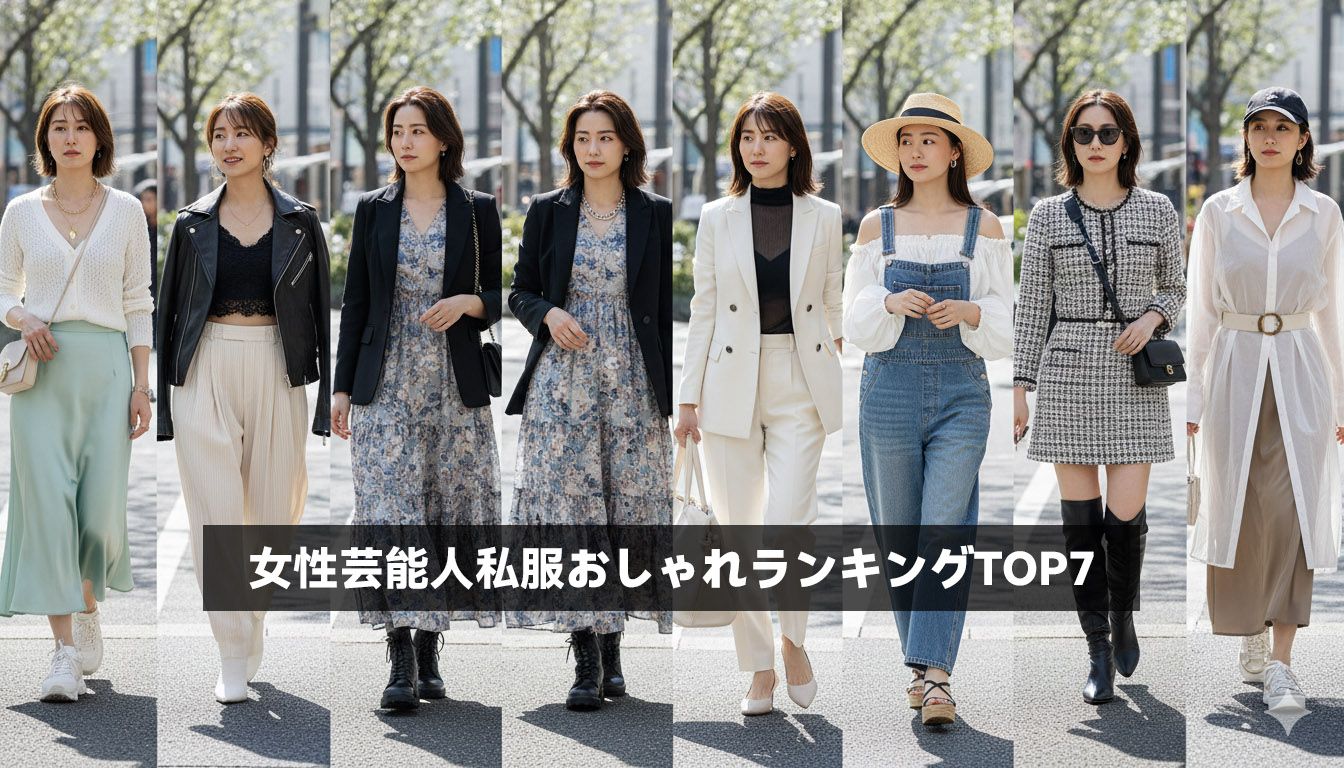 女性芸能人私服おしゃれランキングTOP7